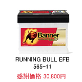 Banner RUNNING BULL EFB 565-11 ڍ׃y[W