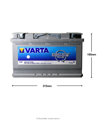 VARTA SILVER Dynamic AGM 580-901-080 TCY C[W